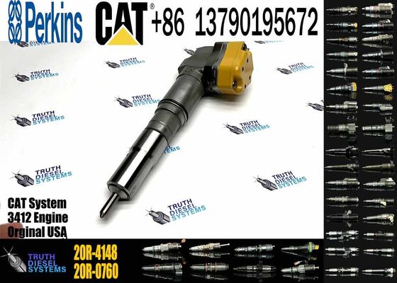 Engine diesel fuel Injector 174-7526 20R-4148 179-6020 or engine 3412E injector 179-6020 174-7526 For excavator 3412