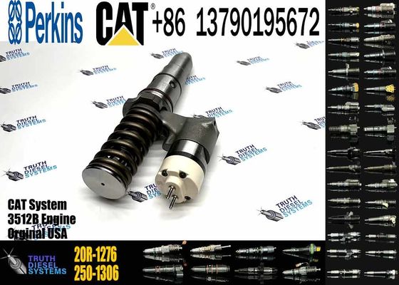 Construction Excavator 20R-1276 392-0214 Engine Spare Parts 3508 3512 3516 Fuel Injector 20R1276 3920214 For Caterpillar