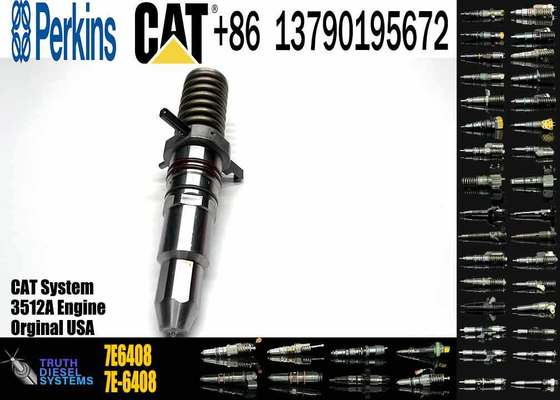 Fuel Injector 7E-6408 7E6408 for Caterpillar CAT 3508 3512 3516 Engine