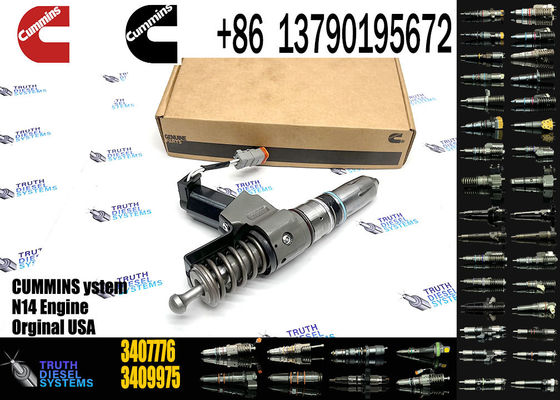 Common Rail Fuel Injector 3407776 3087807 3411385 341176 3409975 for Cummins QSN14 N14 Engine Excavator Parts