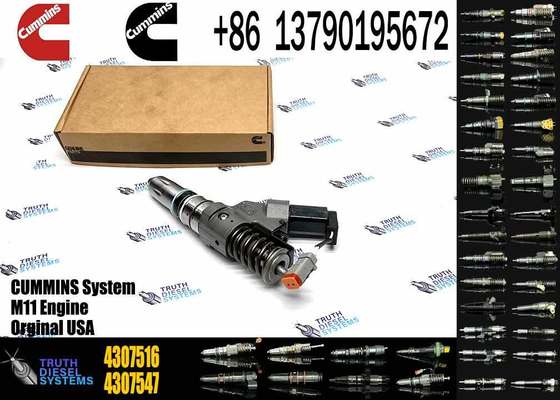 New Condition Common Rail Diesel Fuel Injector 4307516 3411761 3411845 4307547 for M11 Excavator QSM11 ISM11 M11
