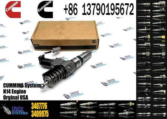 Common Rail Fuel Injector 3407776 3087807 3411385 341176 3409975 for Cummins QSN14 N14 Engine Excavator Parts