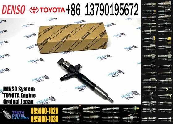 Common Rail Fuel Injector Nozzle 095000-7020 23670-39175 Injection Valves for Toyota 1KD-FTV Diesel Engine