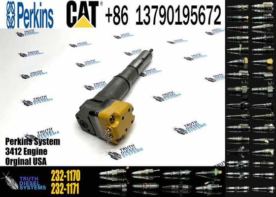 Fuel Injector 232-1171 Diesel Engine Fuel Injector 2321171 10R-1267 10R1267 for CAT 3412E 3512B 3516B 3512B