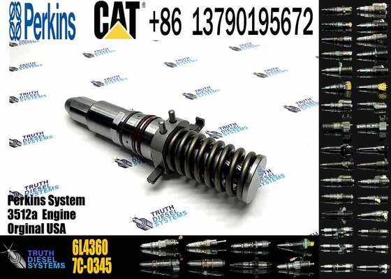 3512 E3512 Fuel Injector Assembly 4P9075 4P9076 7E6408 4P9077 9Y3773 7C4148 6L4357 6L4355 6L4360