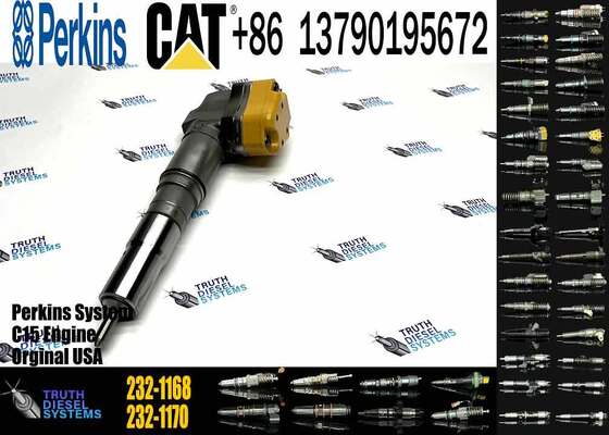 Diesel Fuel Injector 153-5938 232-1168 156-3895 204-2467 232-1167 173-4059 for Cater-pillar CAT Engine 3412E 3412 Tractor