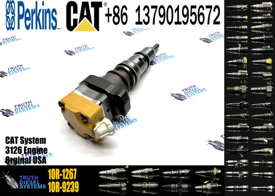 New Diesel Engine Injector 1OR-1267 188-1320 10R-9237 173-9379 10R-0781 4CR0197 156-8895 for C-aterpillar C3126 Common Rail Steel