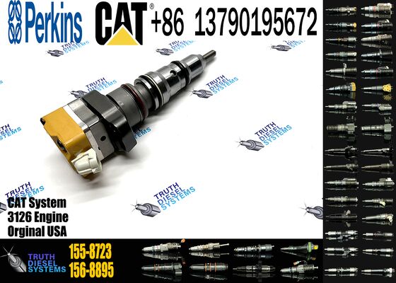 New 3126 Diesel Engine Fuel Injector 222-5972 173-4059 155-1819 155-8723 2C0273 for Excavator Parts Condition New
