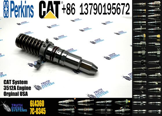 3512 E3512 Fuel Injector Assembly 4P9075 4P9076 7E6408 4P9077 9Y3773 7C4148 6L4357 6L4355 6L4360
