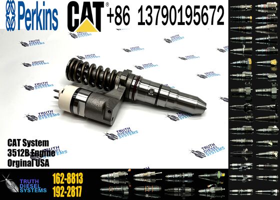 JELXEL Excavator Parts Suppliers 3512B Fuel Injector 1628813 162-8813 386-1752 3920200 392-0200 for 3512B Engine