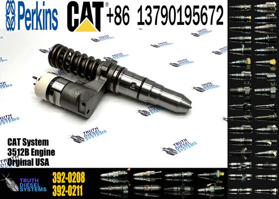 New Aluminum Wheel Loader Diesel Engine Fuel Injector 3508 3512B 392-0208 3920208