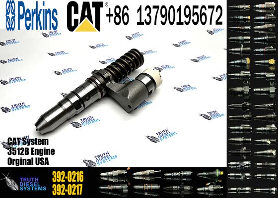 Golden Vidar Machinery Engine Parts Common Rail Diesel Injector 392-0216 for CAT 3508B 3512C 3516C 3524 Engine