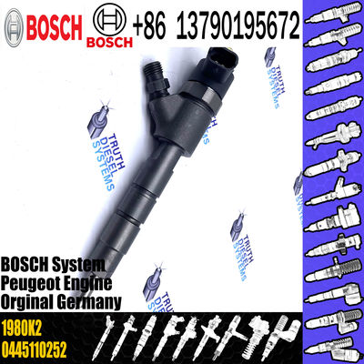 Fuel Injector 0445 110 252 0445110252 0986435143 Diesel Injection 1980K2 96565889 9656588980 0 445 110 252