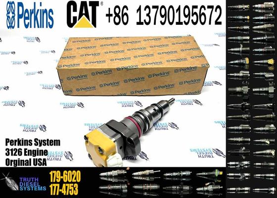 Excavator Engine parts Fule Injetor 179-6020 153-5938 20R-4148 20R-0758 232-1171 10R-1267 for 3412E 3408 Fuel Injector