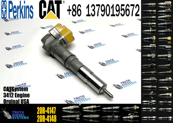 Common Rail injector 191-3005 198-4752 198-6877 20R-4147 Engine Parts Fuel Injectors For CAT Caterpillar 3412 engine