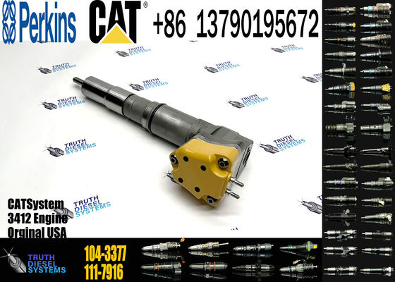 High quality 0R-9349 diesel fuel injectors 232-1175 104-3377 0R9349 for CAT Engine 3408 3412 parts 2321175 1043377