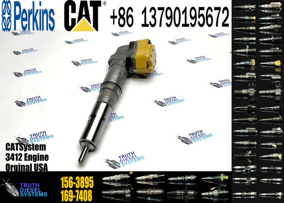 1563895 1697408 Engine Parts Fuel Injector 156-3895 169-7408 171-9704 For CAT Caterpillar 3412 1719704 engine