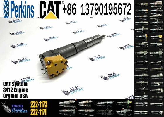 Fuel Injector 10R1266 232-1183 232-1173 232-1168 174-7528 174-7526 For Cat Engine 3412 3412E Excavator Spare Parts