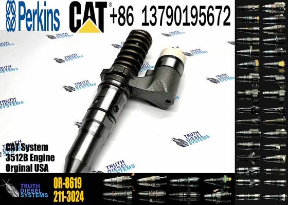3512B Diesel Engine Parts Fuel Injector 386-1766 0R-8619 386-1776 437-7547 For CAT Caterpillar Construction Machinery
