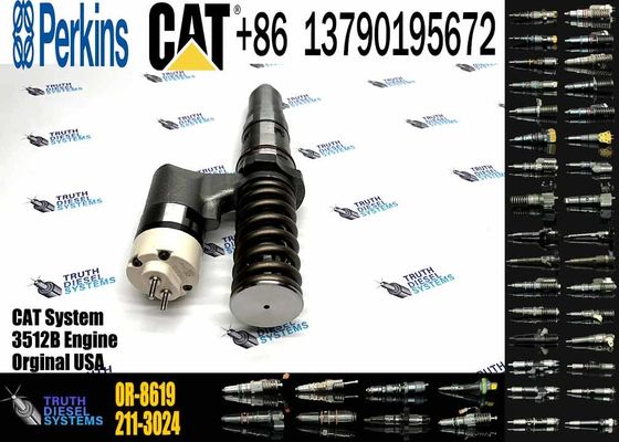 3512B Diesel Engine Parts Fuel Injector 386-1766 0R-8619 386-1776 437-7547 For CAT Caterpillar Construction Machinery