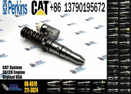 3512B Diesel Engine Parts Fuel Injector 386-1766 0R-8619 386-1776 437-7547 For CAT Caterpillar Construction Machinery