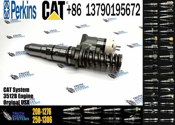 Construction Excavator 20R-1276 392-0214 Engine Spare Parts 3508 3512 3516 Fuel Injector 20R1276 3920214 For Caterpillar