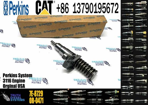 Excavator Spare Parts E200B Excavator Fuel Injector 3114 Engine diesel Fuel Injector 7E8729 7E-8729