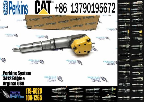 Fuel Injector 179-6020 3412E Diesel Engine Parts Injectors 1796020 for CAT 631G 637G 769D 771D D9R