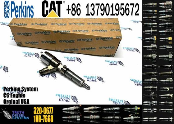 Excavator Parts Fuel Diesel Injector Fuel Injector 320-0677 3200677 Nozzle Injector C4.4 C6.6 320D L 320D 320D GC 323D L