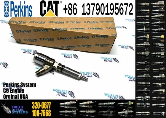 Excavator Parts Fuel Diesel Injector Fuel Injector 320-0677 3200677 Nozzle Injector C4.4 C6.6 320D L 320D 320D GC 323D L