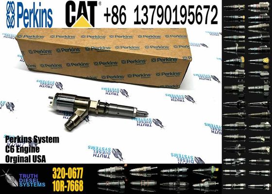 Excavator Parts Fuel Diesel Injector Fuel Injector 320-0677 3200677 Nozzle Injector C4.4 C6.6 320D L 320D 320D GC 323D L