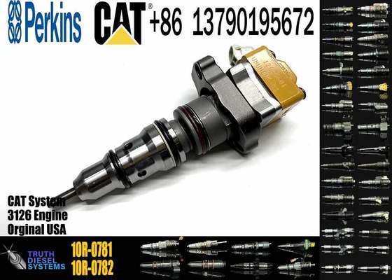 SUNORO High Quality New Common Rail Injector 10R-0781 162-9610 178-0199 for Diesel Engine 3126 3126B