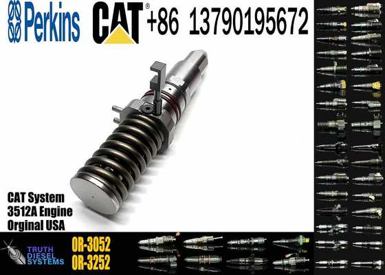 Excavator Parts Fuel Injector 7E-6408 0R-3052 7E6408 0R3052 Diesel Nozzle Injector 3512 3516 3508 Engine