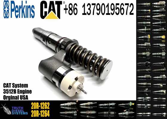 CAT Fuel Injector 392-0226 20R-1262 Common Rail Fuel Injector 392 0226 20R 1262 for Caterpillar 5130 5230 Diesel Engine Parts