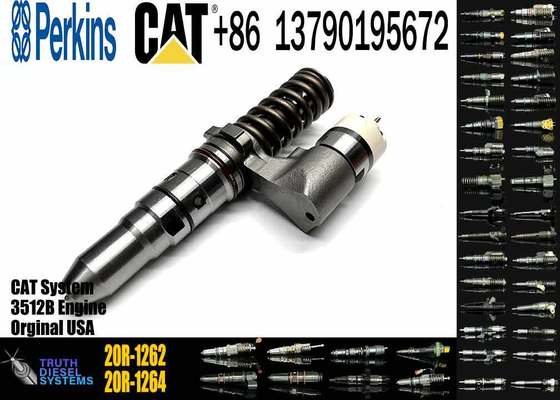 CAT Fuel Injector 392-0226 20R-1262 Common Rail Fuel Injector 392 0226 20R 1262 for Caterpillar 5130 5230 Diesel Engine Parts