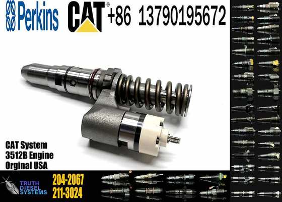 Fuel Injector 392-0209 204-2067 250-1309 for Caterpillar CAT Engine 3512B