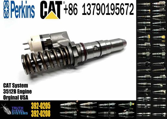392-0204 3920204 Diesel Fuel Injector for Caterpillar CAT 3508 3512 3516 3508B 3516B 20R-1268 Common Rail Injection Valves