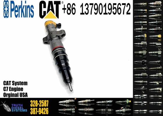 For CAT Fuel Injector 328-2587 328-2586 New Condition 238-8901 for C7 Engine for E320D and E330D Excavator Diesel Fuel