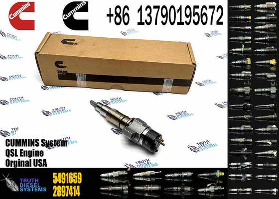 New Construction Machinery Parts Fuel Injector for QSL Diesel 5491659 4359204X Compatible with for CUMMINS Diesel Engine