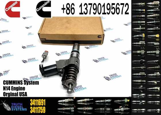 OEM N14 Engine Parts Common Rail Diesel Fuel Injector 3411760 3411691 3411765 3411766 For Cummins Engine Bulk Sale of Injectors