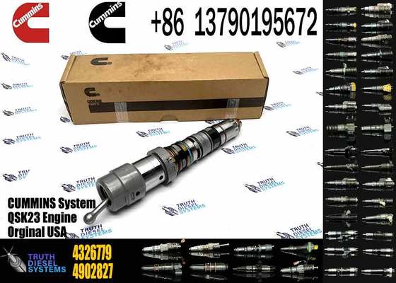 Common Rail Injector Fuel Injecto 4326779 4928346 4928349 for QSK23 Excavator QSK23 QSK45 QSK60