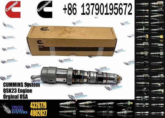 Common Rail Injector Fuel Injecto 4326779 4928346 4928349 for QSK23 Excavator QSK23 QSK45 QSK60