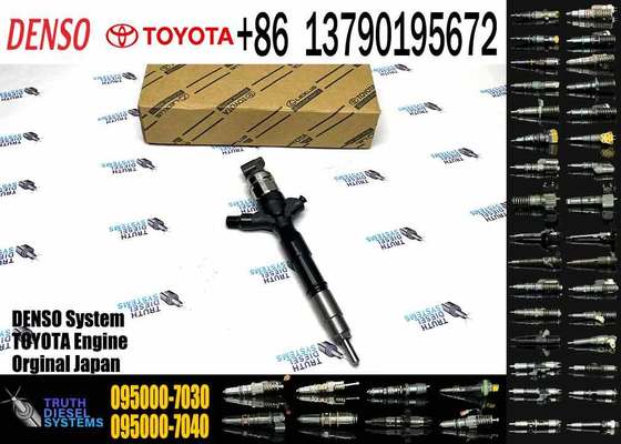 High Quality Common Rail Injector 095000-7030 095000-7031 23670-39185 23670-39186 23670-30140 for 1KD-FTV Engine