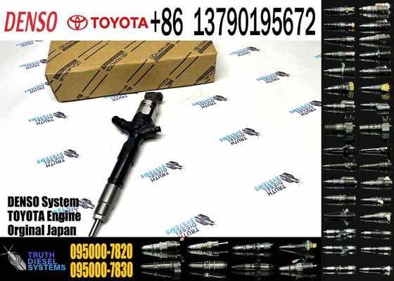 Common rail injector 095000-7820 Common rail injector 095000 7820 23670-30265 is applicable to electronic Toyota injector
