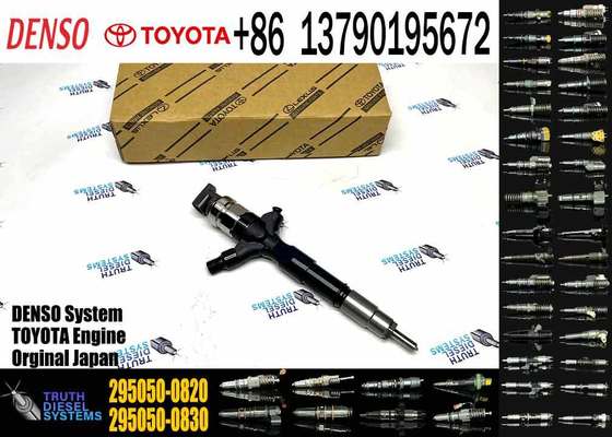 High Quality Fuel Diesel Injector 295050-0820 295050-0070 295050-082#Common Rail Diesel Fuel Injector for Toyota Hilux Hiace