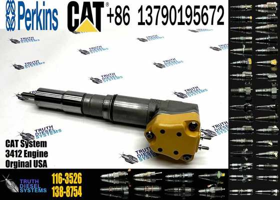 Diesel Engine Parts Fuel Injector 174-7526 1747526 174-7527 111-7916 59-0835 159-0836 for Excavator Loader 990 3408 3412 5110B 116-3526
