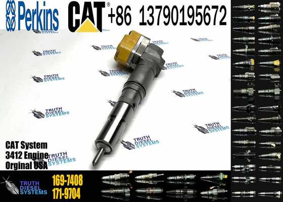 Excavator Parts Engine 3408 3412 Fuel Injector 4CR01974 169-7408 174-7527 222-5967 20R-0760 for Construction Machinery