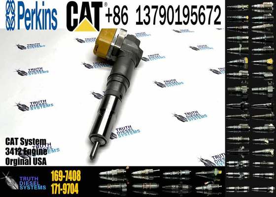 Excavator Parts Engine 3408 3412 Fuel Injector 4CR01974 169-7408 174-7527 222-5967 20R-0760 for Construction Machinery