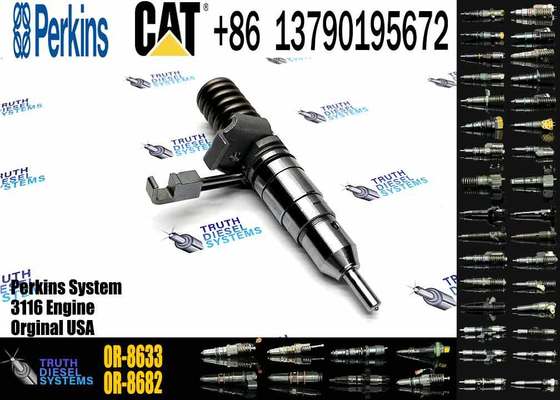 Rushed Fuel Injector 0R-8633 0R8633 for Caterpillar CAT Engine 3126 Series