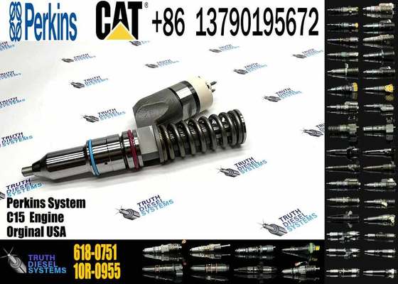Excavator Accessories Fuel Injector 30R-0004 618-0751 374-0751 20R-2285 for CAT C15 C27 C32 for Construction Machinery